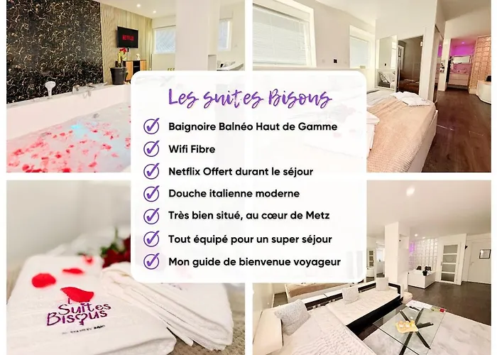 Les Bisous - Jacuzzi&private Sauna Appartement *